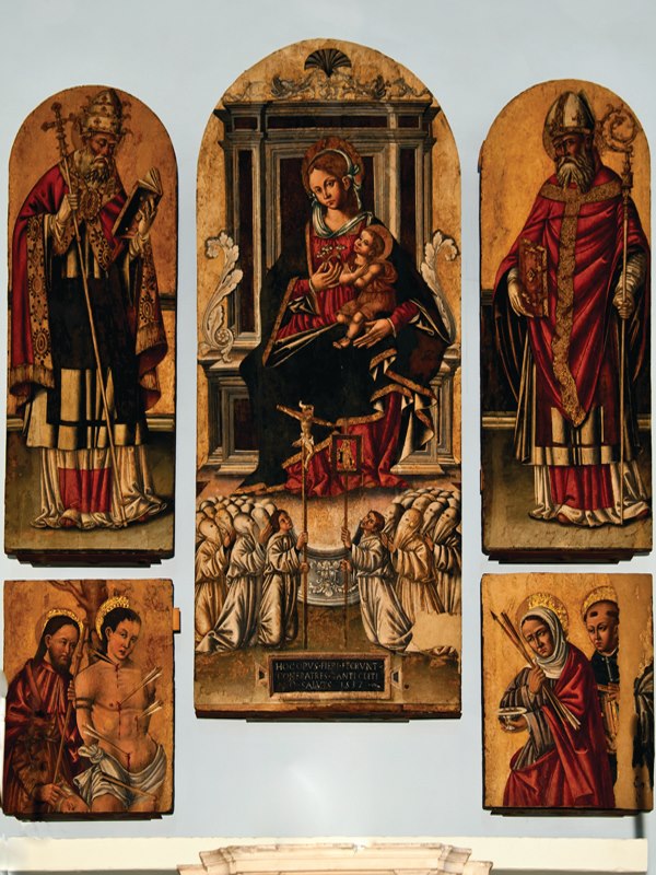 Polittico della Madonna con il Bambino tra i Santi Cleto e Biagio