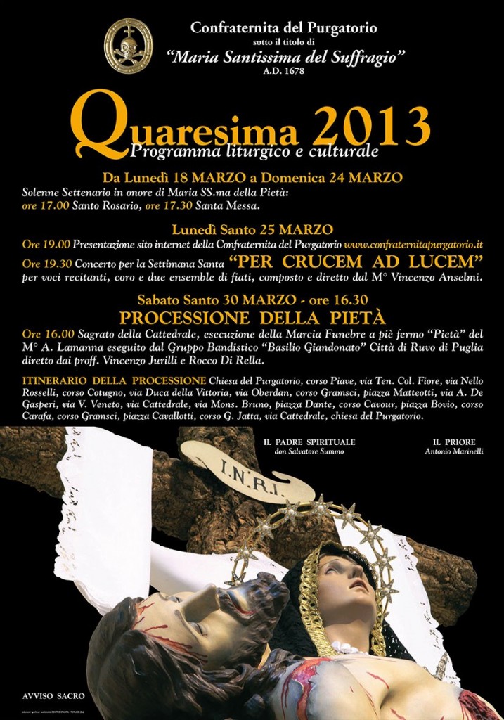 Quaresima 2013 Programma